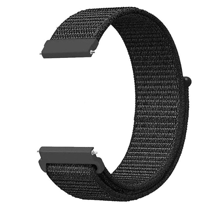 black-garmin-quatix-3-watch-straps-nz-nylon-sports-loop-watch-bands-aus