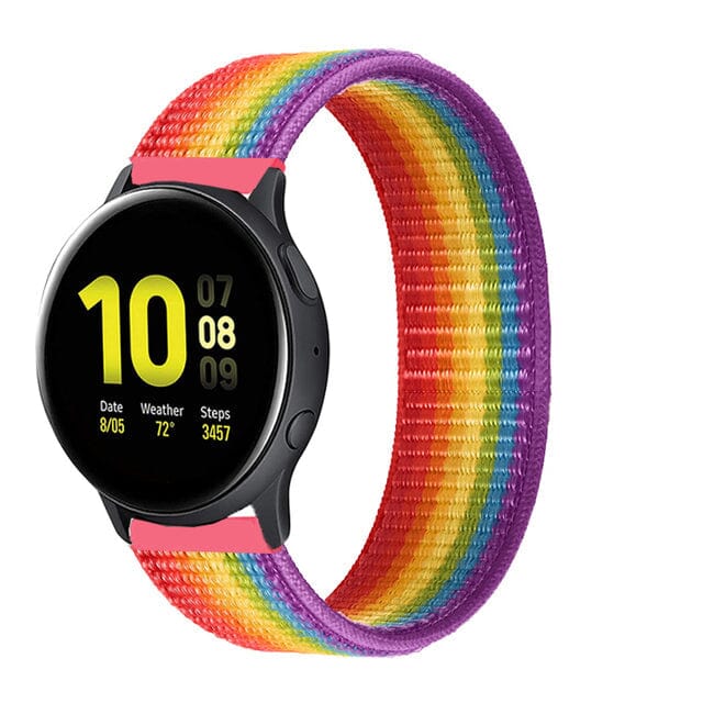 rainbow-xiaomi-amazfit-gtr-47mm-watch-straps-nz-nylon-sports-loop-watch-bands-aus