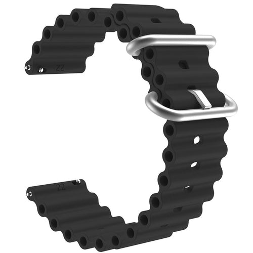 black-ocean-bands-garmin-instinct-watch-straps-nz-ocean-band-silicone-watch-bands-aus