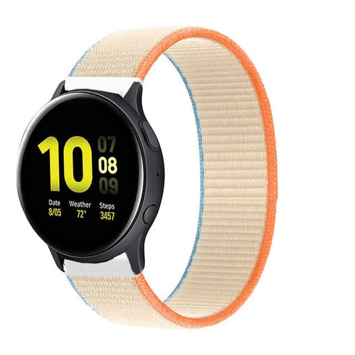 cream-xiaomi-amazfit-stratos,-stratos-2-watch-straps-nz-nylon-sports-loop-watch-bands-aus