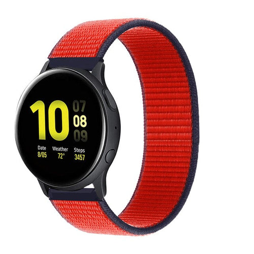 tri-red-garmin-forerunner-745-watch-straps-nz-nylon-sports-loop-watch-bands-aus