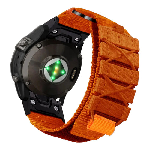 orange-garmin-fenix-8-(51mm)-watch-straps-nz-nylon-sport-watch-bands-aus