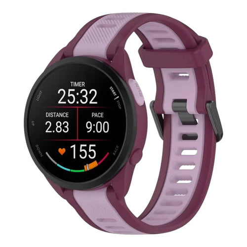 purple-lavender-amazfit-22mm-range-watch-straps-nz-dual-colour-silicone-watch-bands-aus