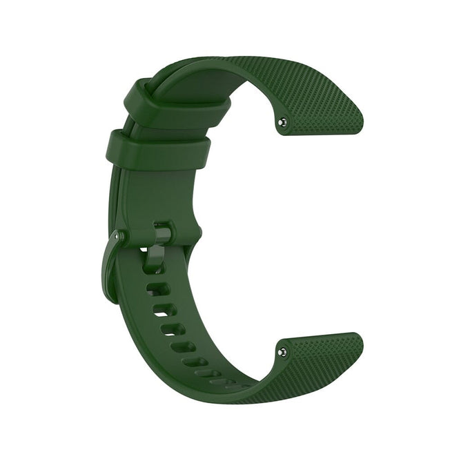 army-green-ticwatch-e2-watch-straps-nz-silicone-watch-bands-aus