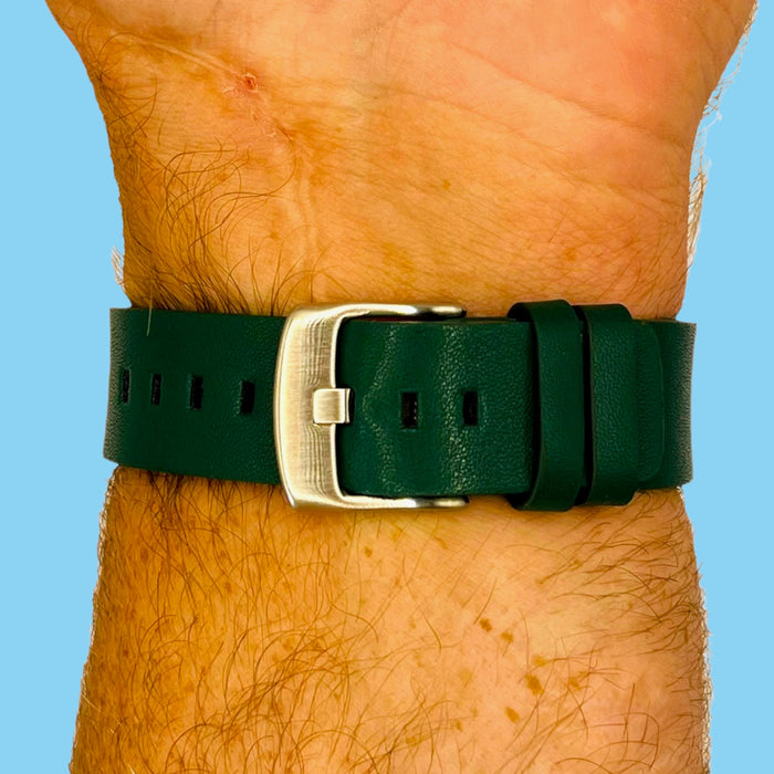 green-silver-buckle-fossil-18mm-range-watch-straps-nz-leather-watch-bands-aus