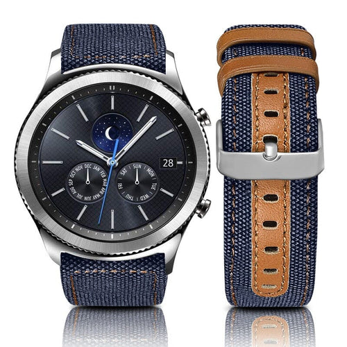 dark-blue-garmin-vivomove-3s-watch-straps-nz-denim-watch-bands-aus