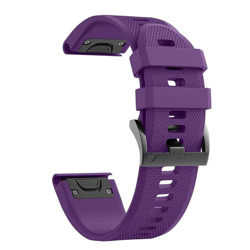 purple-garmin-quatix-6-watch-straps-nz-silicone-watch-bands-aus