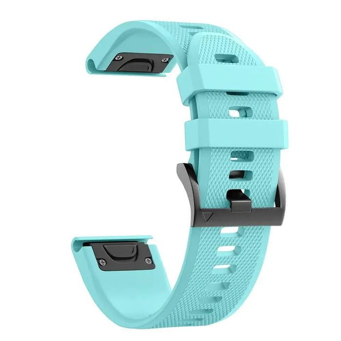 teal-garmin-fenix-8-(43mm)-watch-straps-nz-silicone-watch-bands-aus