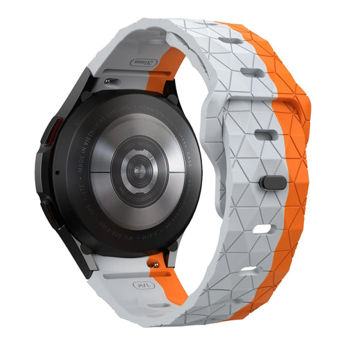 grey-orange-hex-patternfossil-hybrid-gazer-watch-straps-nz-silicone-football-pattern-watch-bands-aus