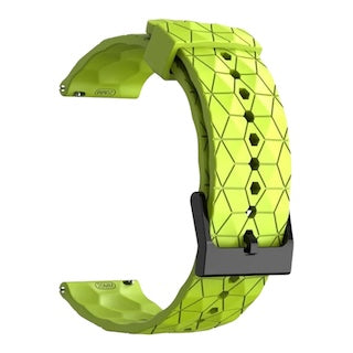 lime-green-hex-patternfitbit-versa-watch-straps-nz-silicone-football-pattern-watch-bands-aus