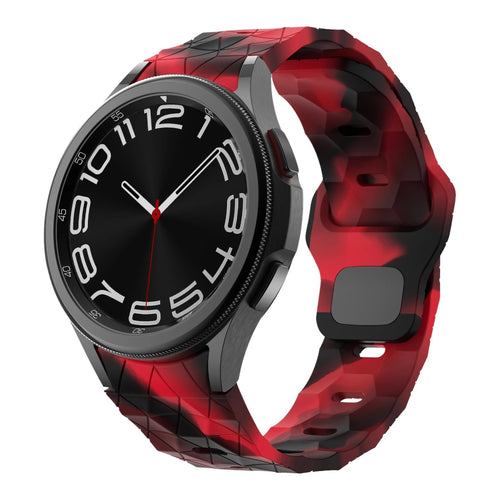 red-camo-hex-patternsuunto-vertical-watch-straps-nz-silicone-football-pattern-watch-bands-aus