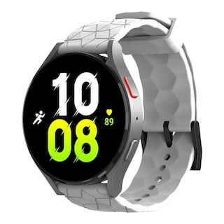 white-hex-patternwithings-scanwatch-horizon-watch-straps-nz-silicone-football-pattern-watch-bands-aus