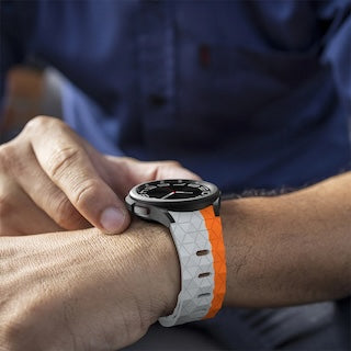 grey-orange-hex-patternsuunto-race-watch-straps-nz-silicone-football-pattern-watch-bands-aus