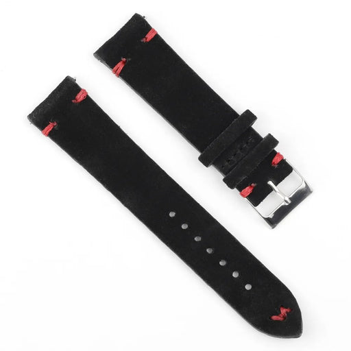 black-red-garmin-descent-mk3-mk3i-(51mm)-watch-straps-nz-suede-watch-bands-aus