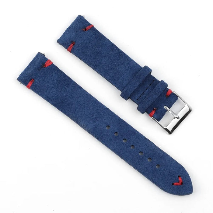 navy-blue-red-garmin-instinct-3-(50mm)-watch-straps-nz-suede-watch-bands-aus