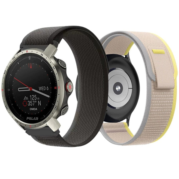 black-grey-orange-huawei-watch-gt-5-(46mm)-watch-straps-nz-trail-loop-watch-bands-aus