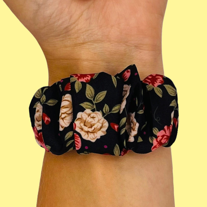 flora-black-garmin-approach-s50-watch-straps-nz-scrunchies-watch-bands-aus