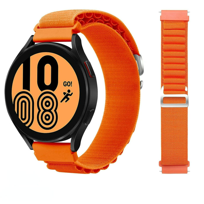 orange-xiaomi-redmi-watch-3-active,-lite-youth-watch-straps-nz-alpine-loop-watch-bands-aus