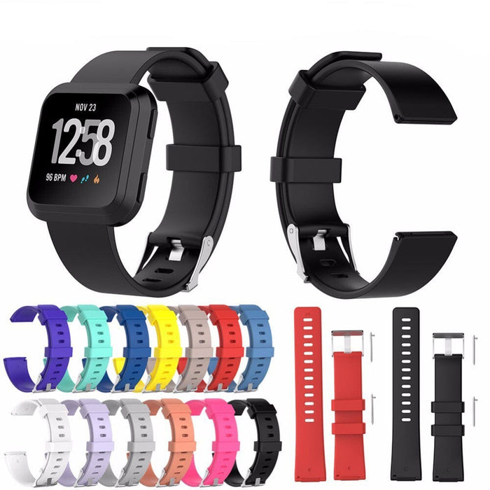 fitbit-versa-watch-straps-nz-sense-silicone-watch-bands-aus-black